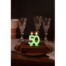 Bougie d'anniversaire phosphorescente