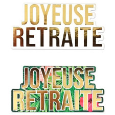 Confettis pour table départ à la retraite géants en carton Confettis pour table départ à la retraite géants en carton