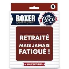 Boxer départ à la retraite cadeau humoristique