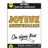 Tee-shirt à personnaliser pour anniversaire