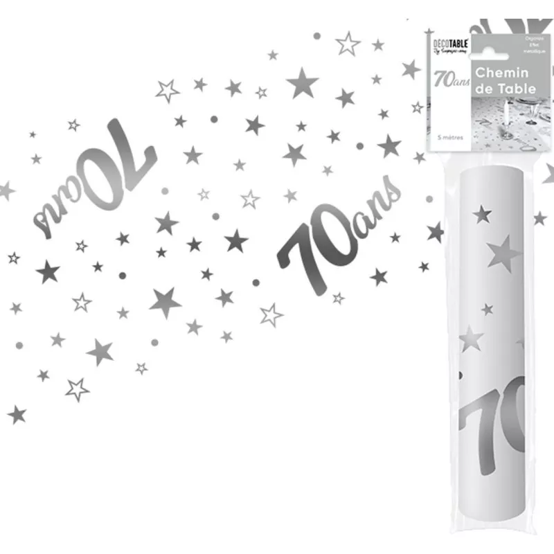 Bougie pour Anniversaire en Argent 6cm - 6 Unités | Grossiste Pas Cher