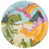 Assiettes carton dinosaure Assiettes carton dinosaure
