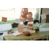 Décoration de salle anniversaire rose gold