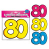 Stickers Anniversaire 80 Ans | Tralala-Fetes.fr