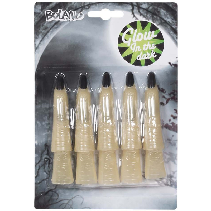 Doigts de sorcière phosphorescents pour Halloween Doigts de sorcière phosphorescents pour Halloween