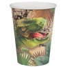 Verre dinosaure en carton