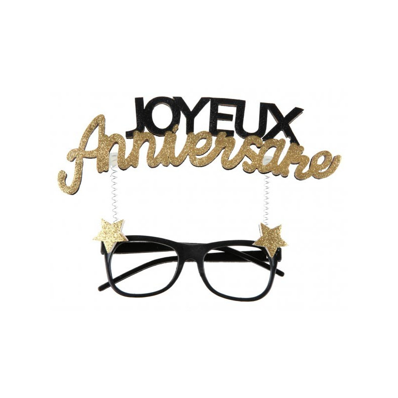 Joyeux anniversaire lunettes