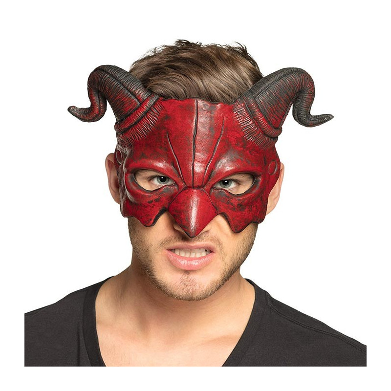 Demi-masque visage diable Halloween Demi-masque visage diable Halloween