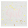 Serviettes en papier girl pour baby shower