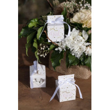 Boîtes à dragées baby shower fille