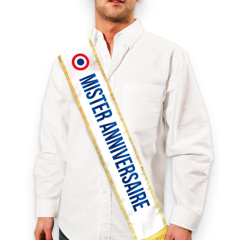 Écharpe anniversaire homme