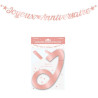 Banderole joyeux anniversaire rose gold Banderole joyeux anniversaire rose gold