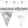 Guirlande fanion 80 ans pour anniversaire