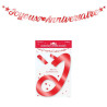 Guirlande anniversaire rouge Guirlande anniversaire rouge