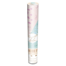Canon confettis pour baby shower garçon