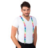Accessoire déguisement bretelles hippie