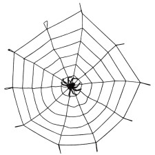 Toile d'araignée géante Halloween pour décoration