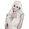 Perruque fantôme femme aux cheveux blancs et gris pour déguisement Halloween Perruque fantôme femme aux cheveux blancs et gris pour déguisement Halloween