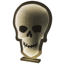 Crâne lumineux pour décoration Halloween