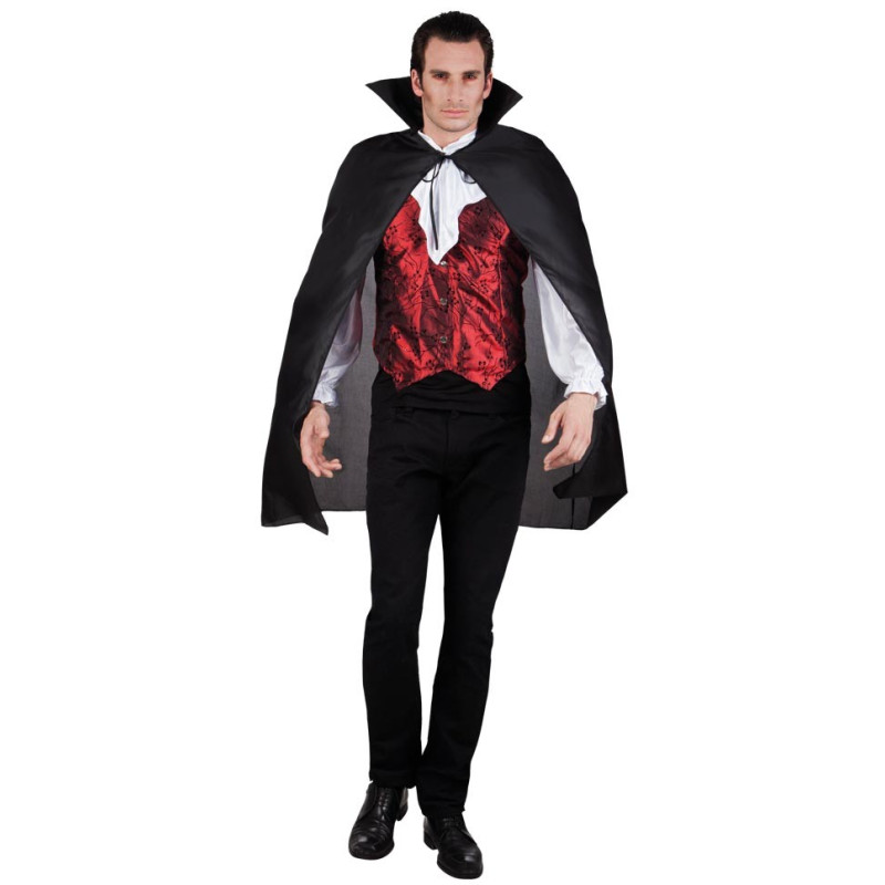 Cape de vampire adulte noire Cape de vampire adulte noire