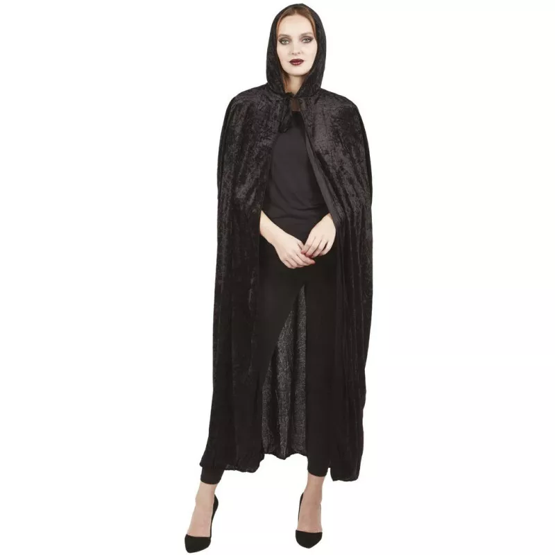 Cape En Velours Violet - Longue Et Stylée Pour Un Look Halloween Effrayant - Neuf Avec étiquettes