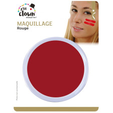 Maquillage diable rouge