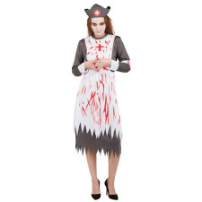 Déguisement Halloween infirmière zombie