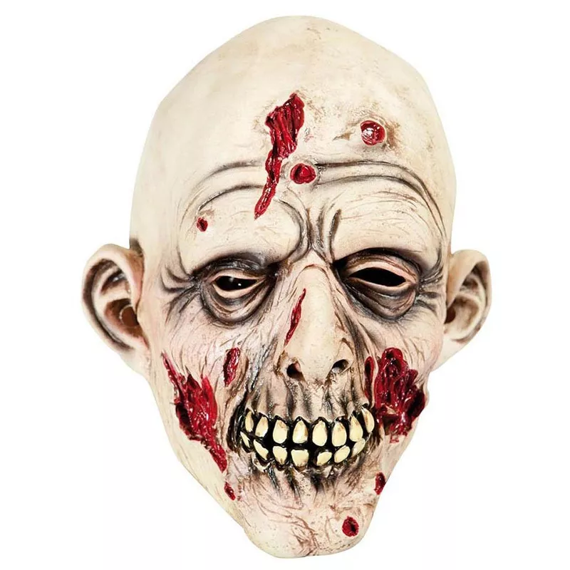 Masque Tête De Zombie Effrayant - Latex - Vintage Halloween - Adulte