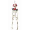 Clown squelette Halloween à suspendre pour décoration Clown squelette Halloween à suspendre pour décoration
