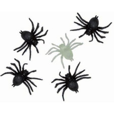 Araignées phosphorescentes et noires pour Halloween