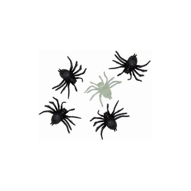 Araignées phosphorescentes et noires pour Halloween Araignées phosphorescentes et noires pour Halloween