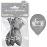 Ballon anniversaire argent Ballon anniversaire argent