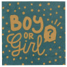 Serviettes Gender Reveal Neutre Boy or Girl Serviettes Gender Reveal Neutre Boy or Girl