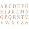 Lettres adhésives géantes rose gold Lettres adhésives géantes rose gold