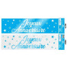 Bannière anniversaire bleue