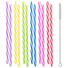 Pailles colorées pliables pour la fête x 1440 - 36 paquets de 40 pcs