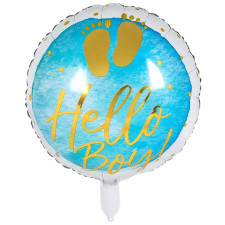 Ballon Hello Boy pour baby shower