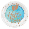 Assiettes biodégradable en carton pour baby shower garçon Assiettes biodégradable en carton pour baby shower garçon