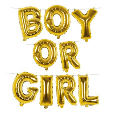 Guirlande boy or girl gender reveal
