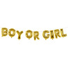 Ballon boy or girl pour décoration gender reveal