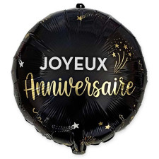 Ballon Alu Joyeux Anniversaire 35 cm - La Boutique de Juliette