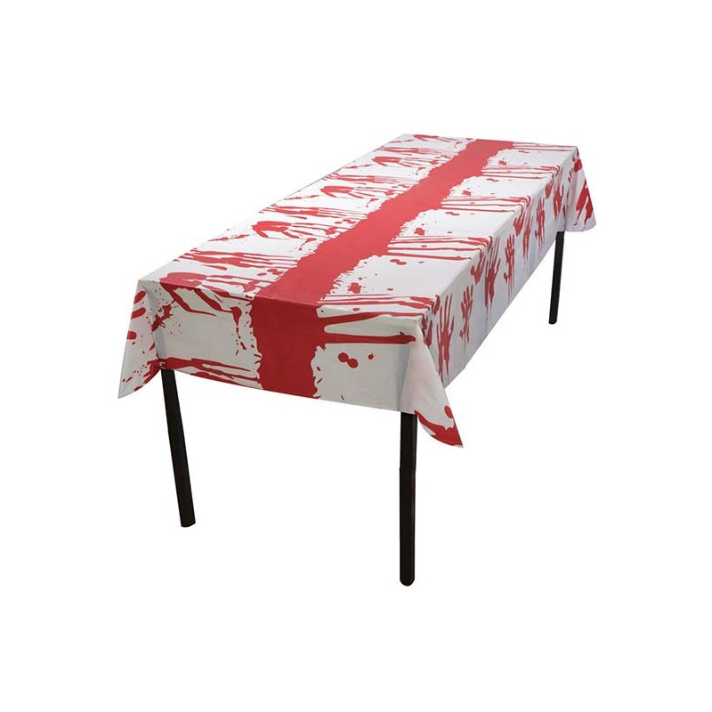 Nappe sanglante pour décoration Halloween