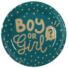 Assiettes boy or girl pour Gender Reveal