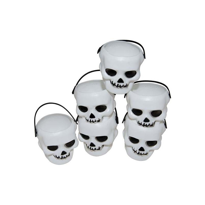 Pots à bonbons en forme de tête de mort