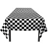 Nappe damier noir et blanc Nappe damier noir et blanc