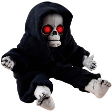 Automate Halloween de bébé squelette sonore et lumineux