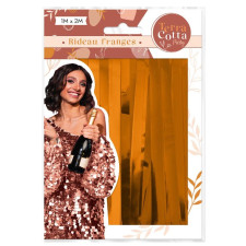 Rideau terracotta pour porte