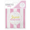 Serviettes en papier anniversaire fille