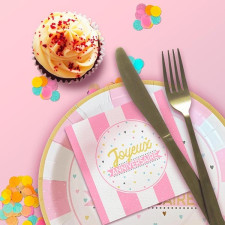 Table anniversaire fille rose Table anniversaire fille rose