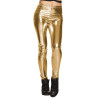 Legging disco doré